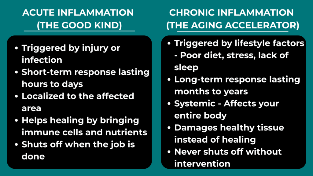 Acute vs. Chronic Inflammation When Protection Becomes Poison