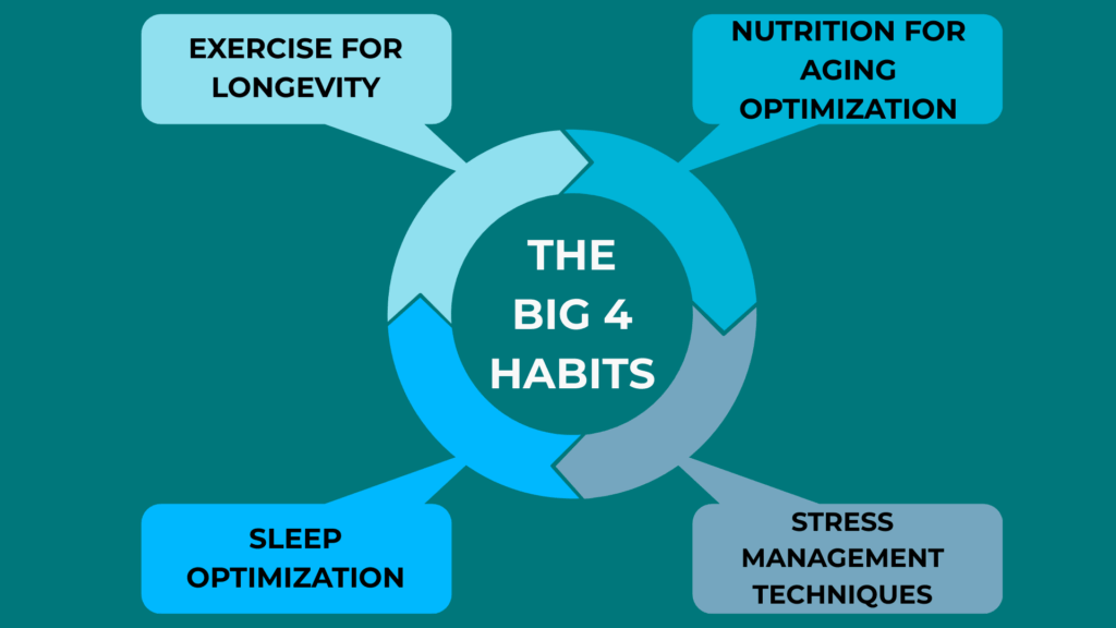 The Big 4 Exercise Nutrition Sleep and Stress Management