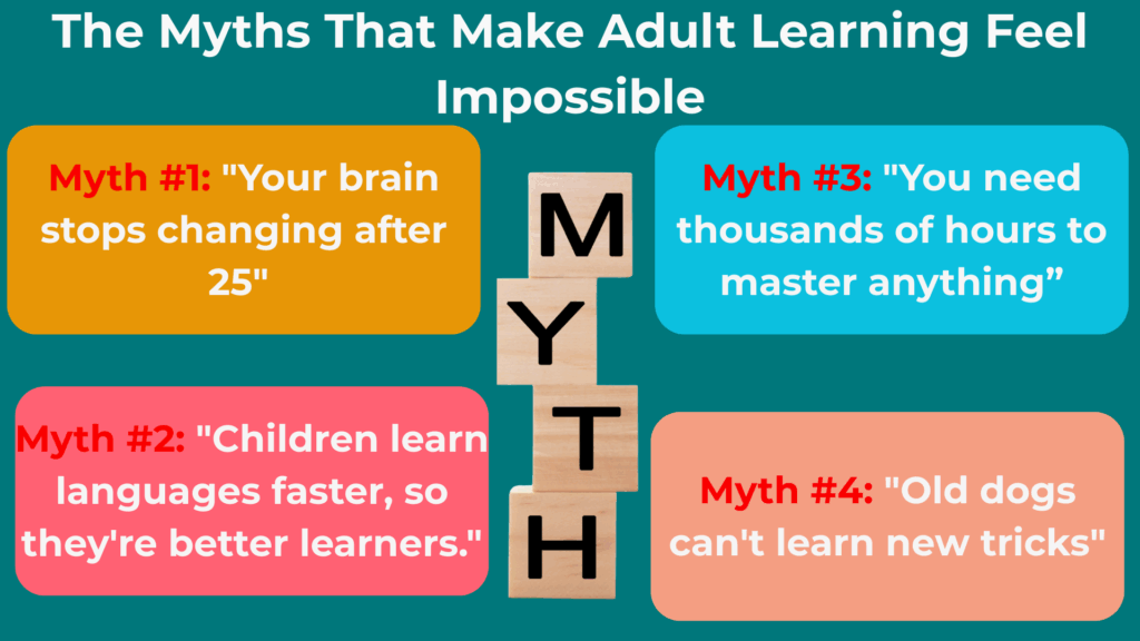 Learn The Myths That Make Adult Learning Feel Impossible