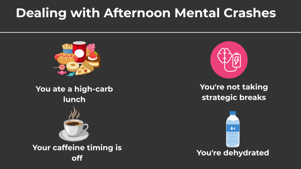 Dealing with Afternoon Focus & Mental Crashes