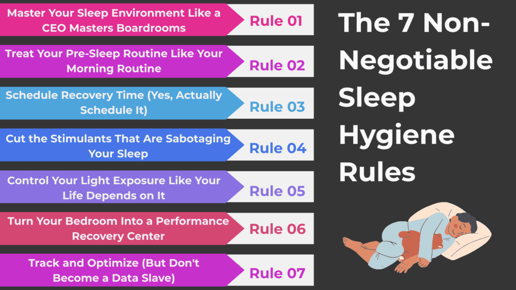 The 7 Non-Negotiable Sleep Hygiene Rules